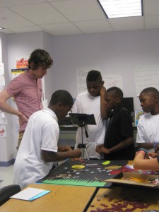 Teens at Carnegie Library of Pittsburgh create their own stop-motion animation video.