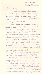 Clarence Clark letter, May 3, 1941, page 1. http://diyhistory.lib.uiowa.edu/transcribe/3197/77986
