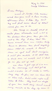 Clarence Clark letter, May 3, 1941, page 1. http://diyhistory.lib.uiowa.edu/transcribe/3197/77986
