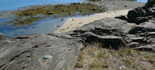 USGS bench mark K 10 in Bar Harbor, Maine